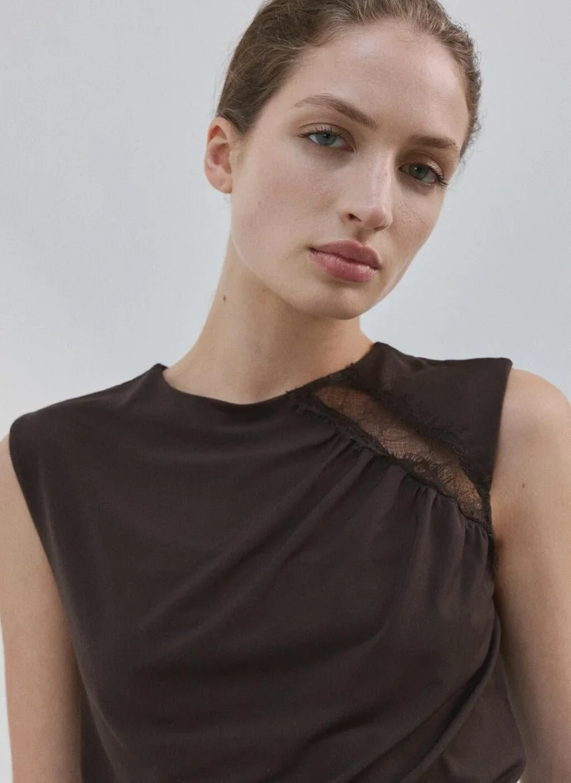 Ruched Fitted Top