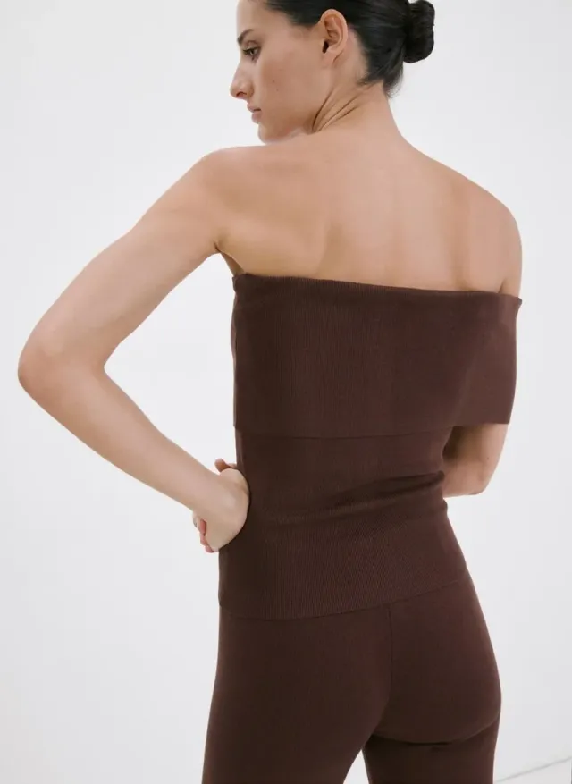 Strapless Knitted Top – image 2