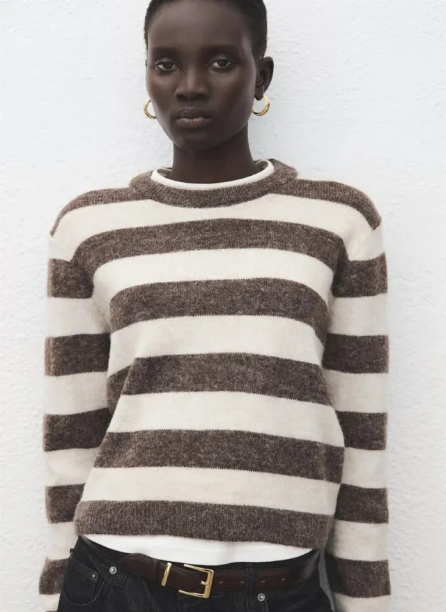 Knit Striped Sweater – image 4