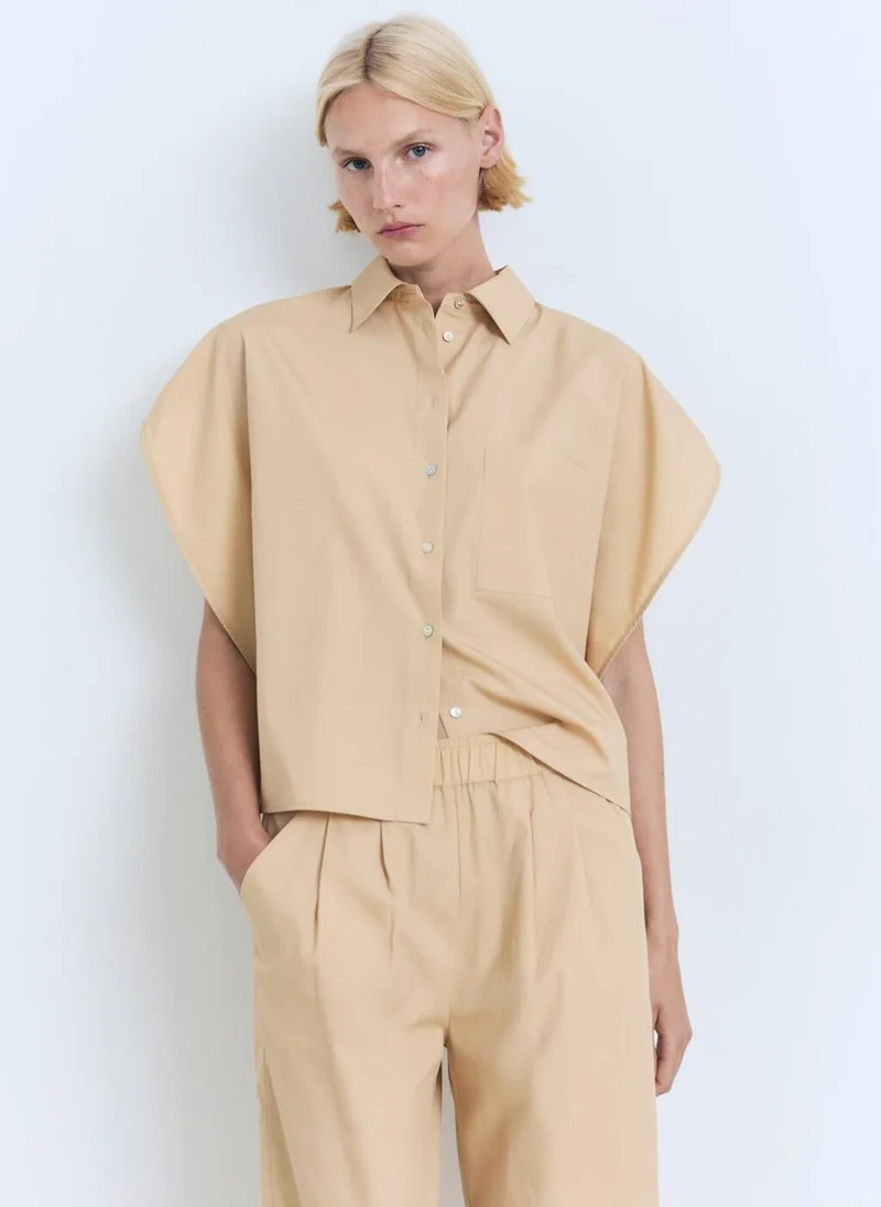 Oversized Short Sleeve Shirt