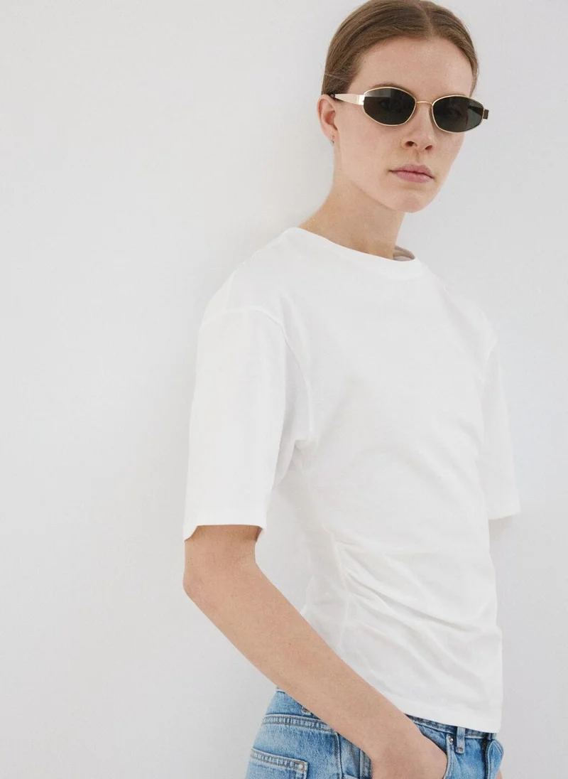 Cotton Puckered T-shirt