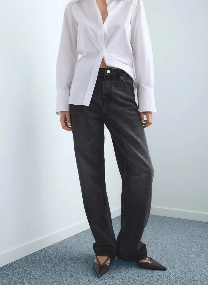 Miami Medium-Rise Straight-Fit Jeans