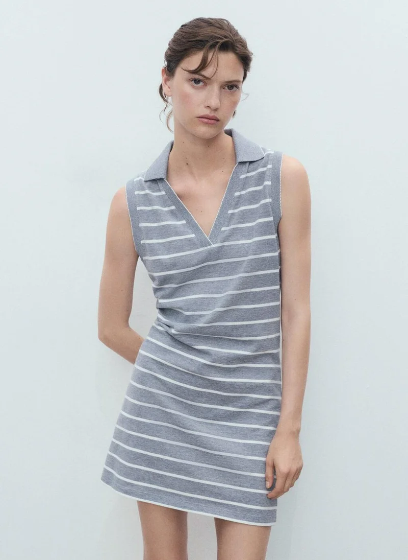 Striped Sleeveless Dress