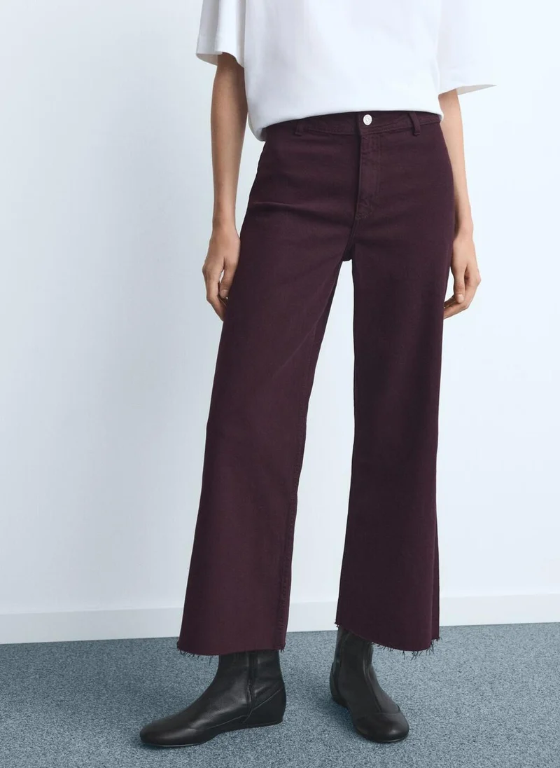 Catherin High-Rise Culotte Jeans