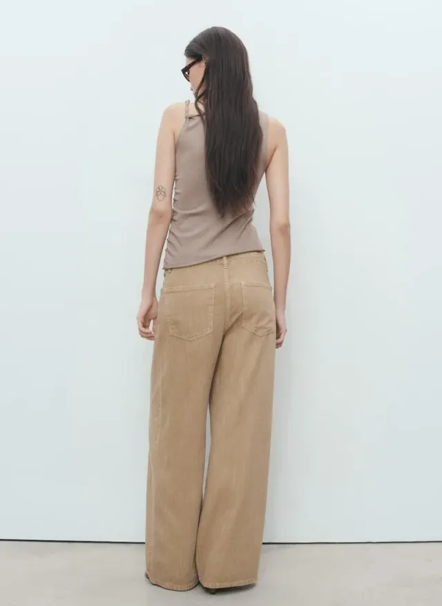 Asymmetrical Knitted Strap Top – image 2