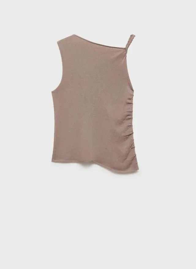 Asymmetrical Knitted Strap Top – image 6