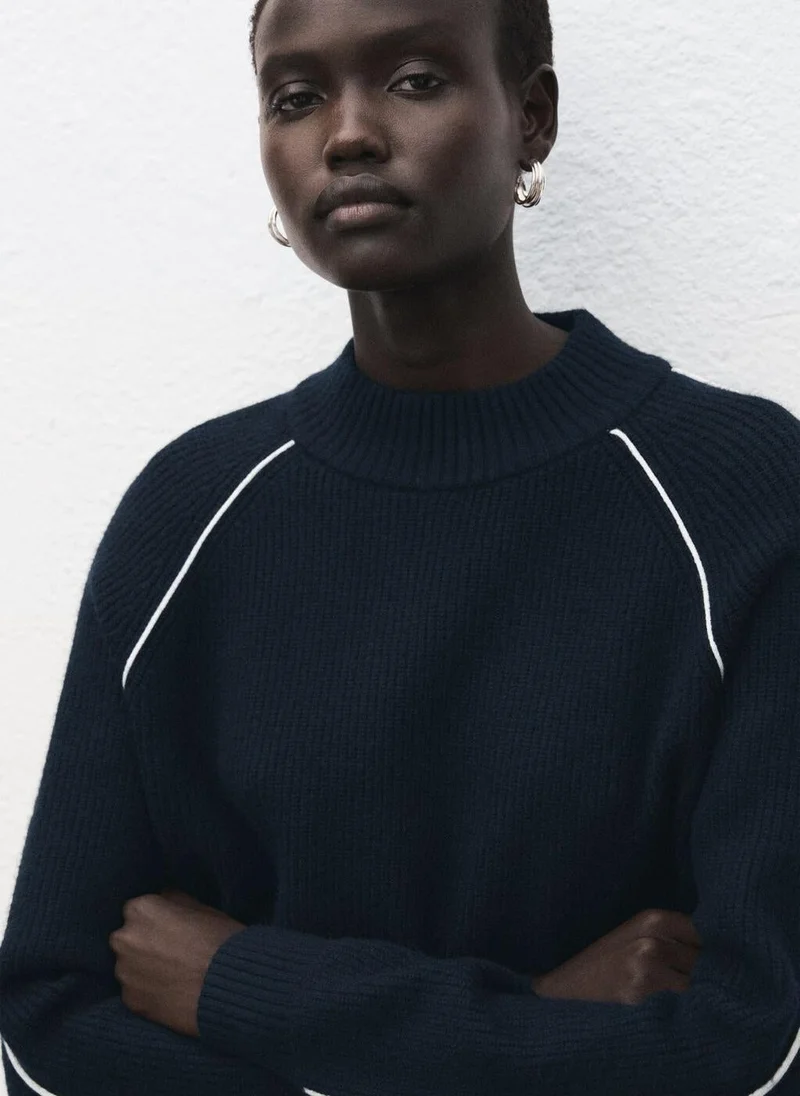 Perkins Collar Striped Sweater