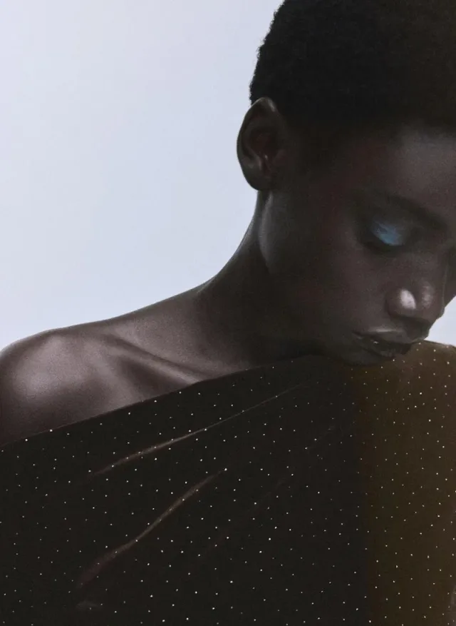 Asymmetrical Velvet Dress – image 3