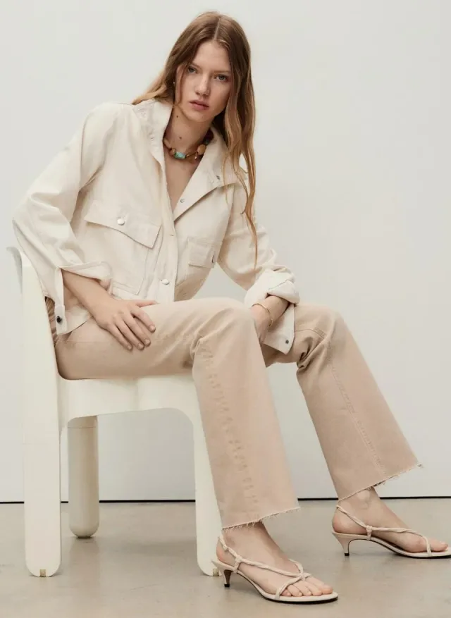 Flared Cropped Jeans Sienna – image 3