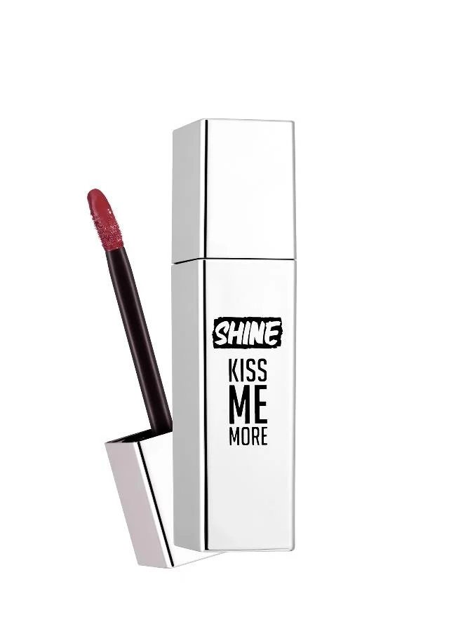 Shine Kiss Me More Liquid Lipstick Apricot Marmalade