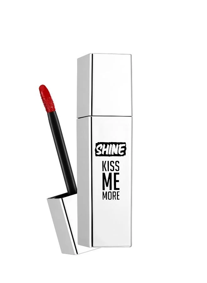 Shine Kiss Me More Liquid Lipstick Apricot Marmalade