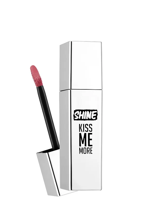 Shine Kiss Me More Liquid Lipstick Apricot Marmalade