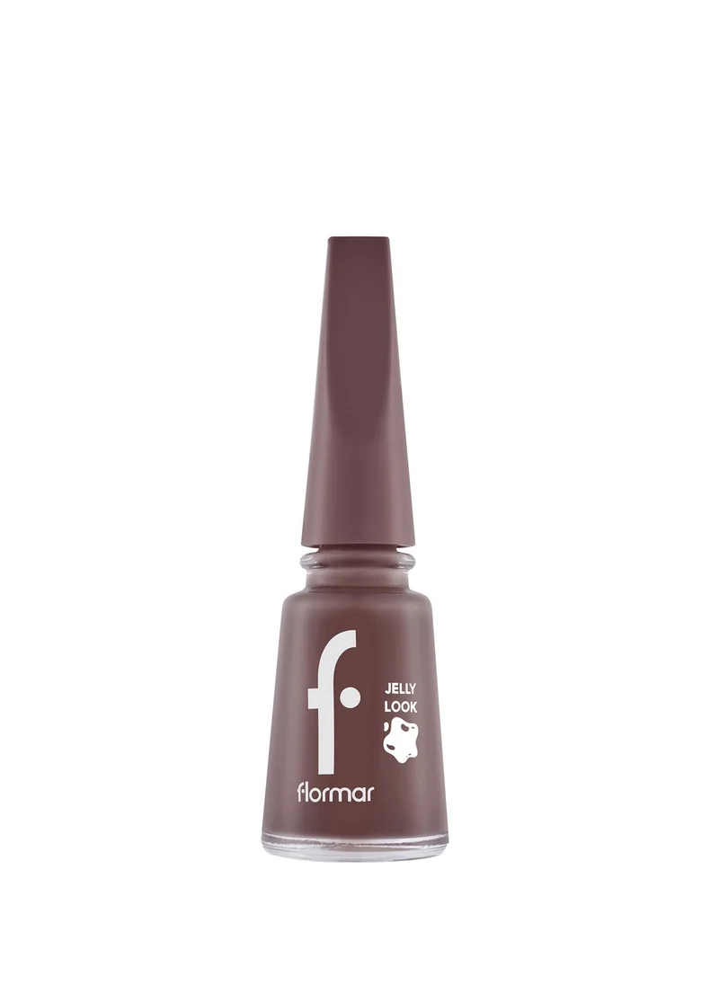 Flormar Jelly Look Nail Enamel Terracotta