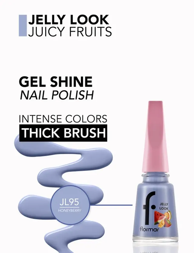 طلاء أظافر Jelly Look Honey Berry – صورة 4