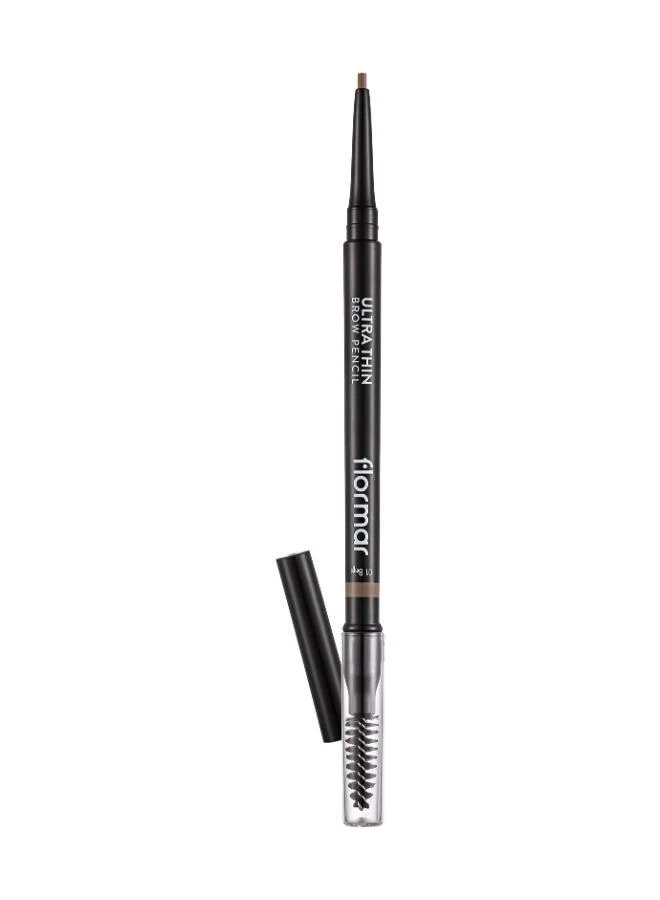 Flormar Ultra Thin Brow Pencil Brown