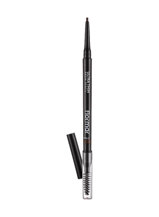 Flormar Ultra Thin Brow Pencil Brown