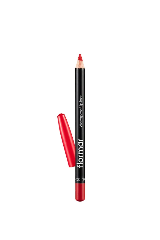 Flormar Waterproof Lipliner Pencil Dramatic Red