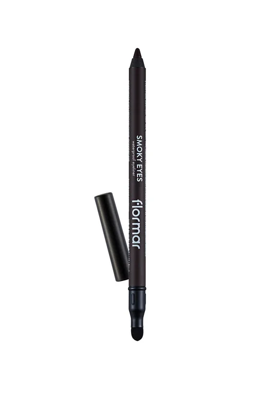 Flormar كحل عيون Smokey Eyes مقاوم للماء بلون كاكي داكن