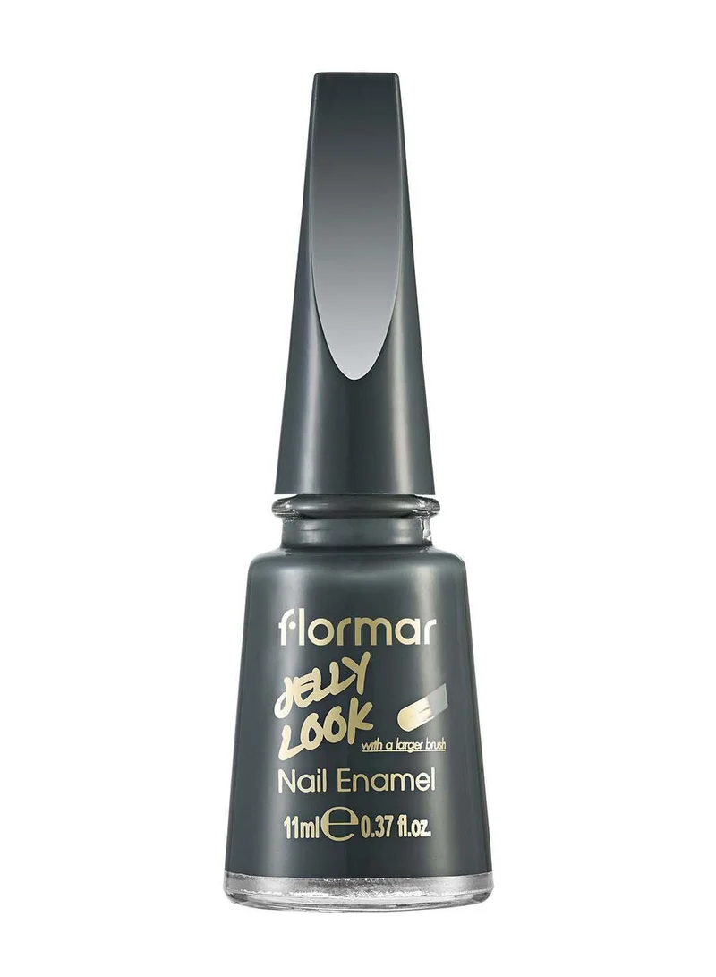 Flormar Jelly Look Nail Enamel Fire Red