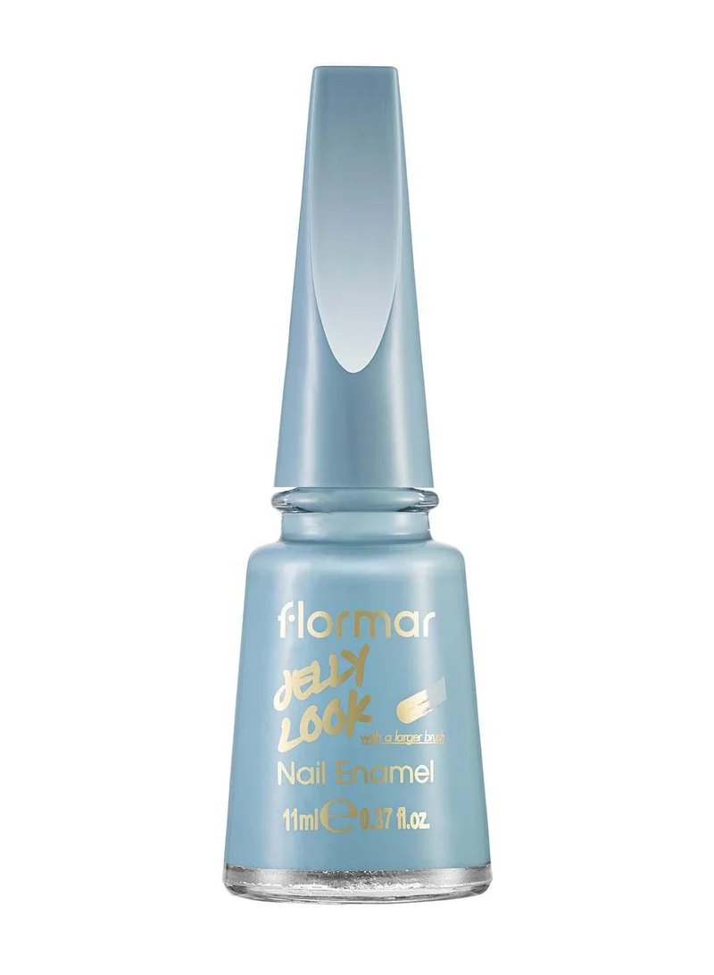 Flormar Jelly Look Nail Enamel Fire Red