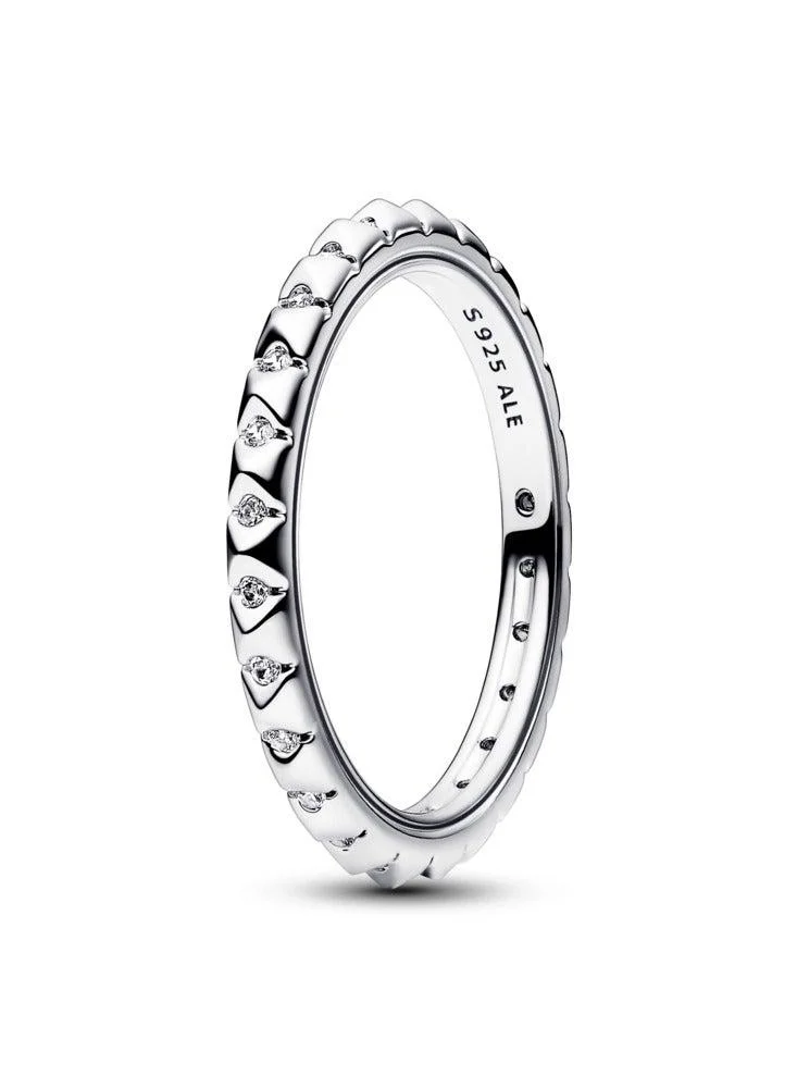 Pandora ME Pyramids Ring Clear