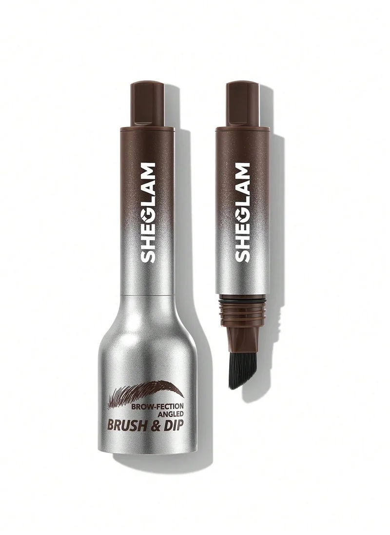 SHEGLAM Brow-Fection Angled Brush & Dip Black