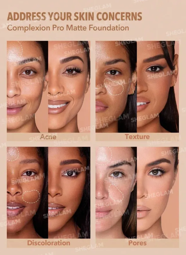 Complexion Pro Long Lasting Breathable Matte Foundation fair – image 4