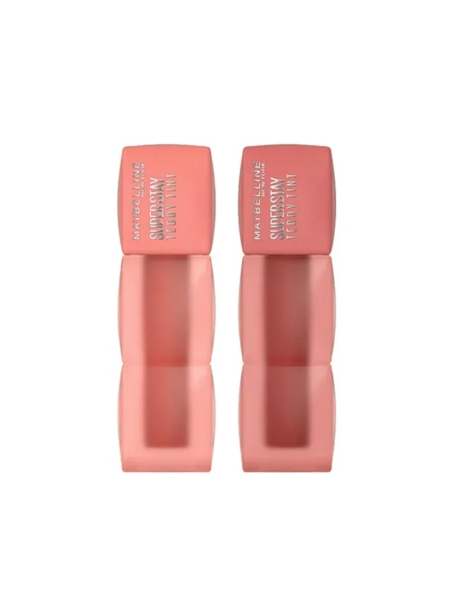 Maybelline Super Stay Blurred Matte Transferproof Lip Tint Set x 2 The Nudes