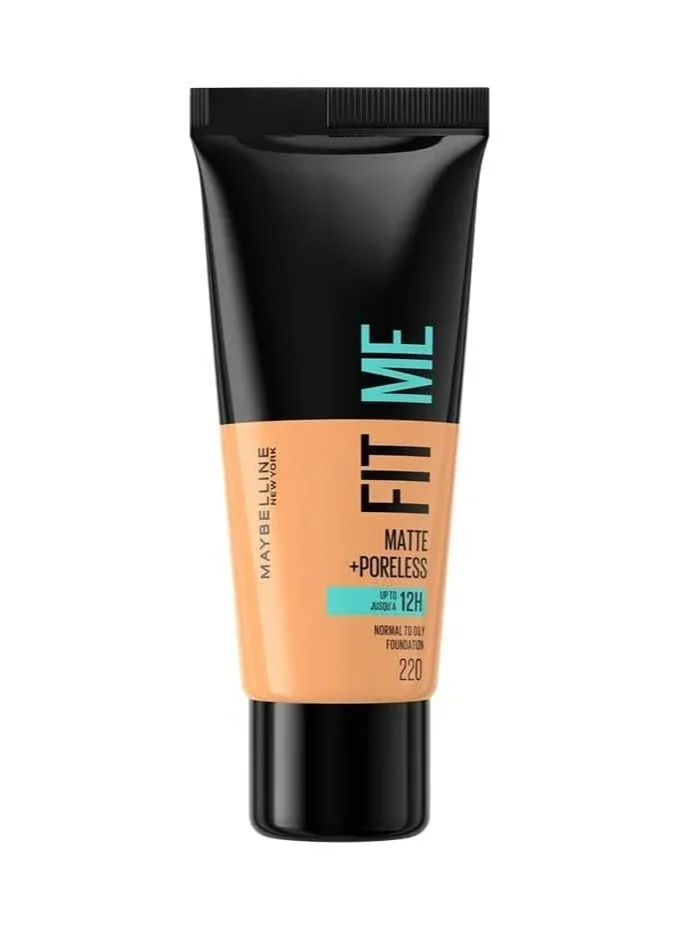Fit Me Matte & Poreless Foundation 220 Natural Beige