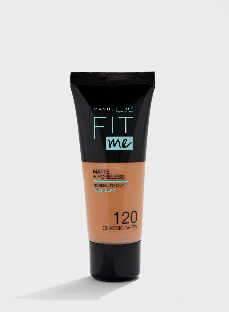 Fit Me Matte & Poreless Foundation 120 Classic Ivory