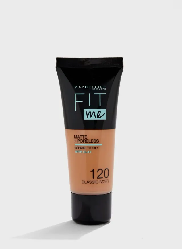 Fit Me Matte & Poreless Foundation 120 Classic Ivory