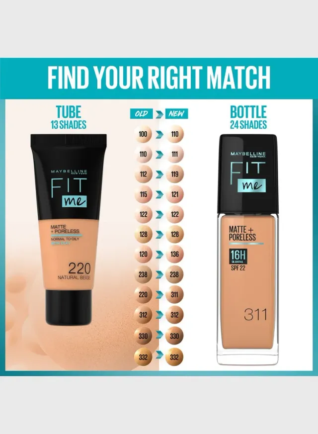 Fit Me Matte & Poreless 16H Oil Control SPF 22 Foundation 228 – image 5