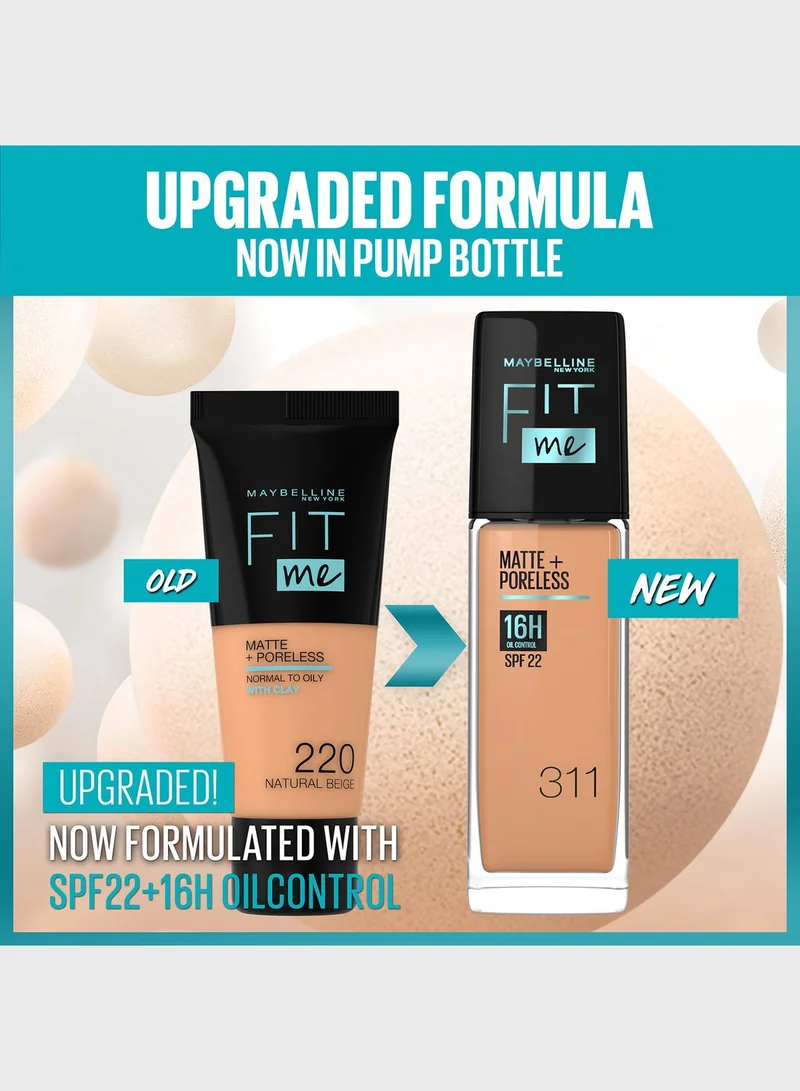 Fit Me Matte & Poreless 16H Oil Control SPF 22 Foundation 228