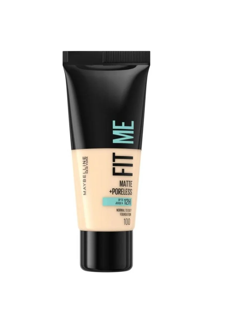Fit Me Matte & Poreless Foundation Normal To Oily 100 warm ivory