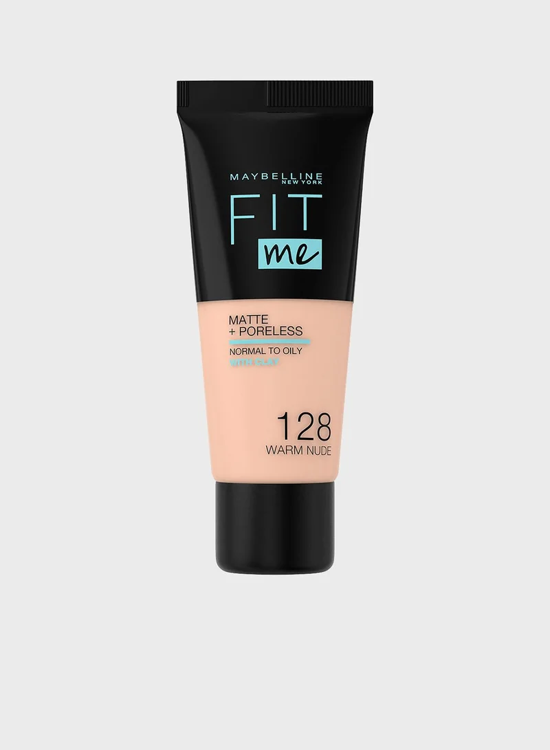 Fit Me Matte & Poreless Foundation Normal To Oily 100 warm ivory
