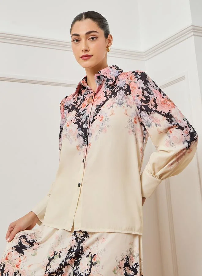 Floral Shirt Off White
