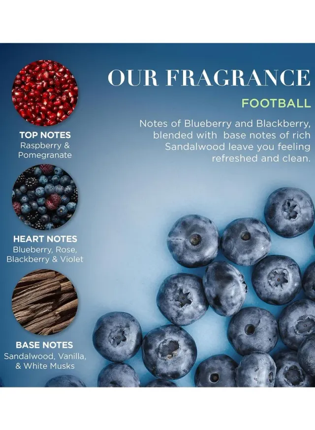 Football-Themed Vegan Bath Bubbles for Men 320ml – image 3