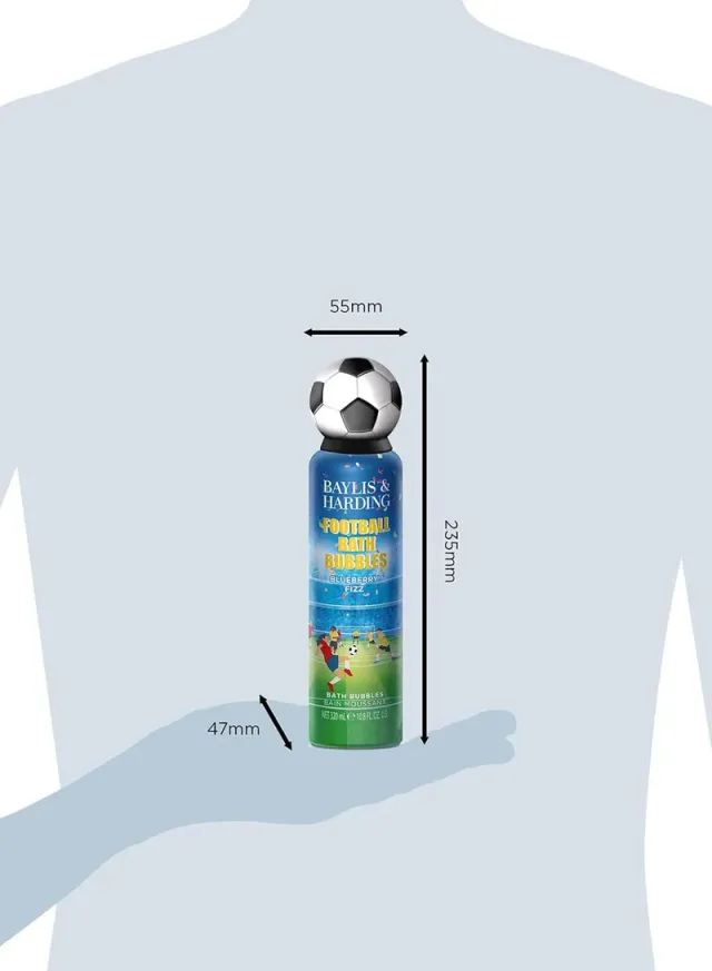 Football-Themed Vegan Bath Bubbles for Men 320ml – image 4
