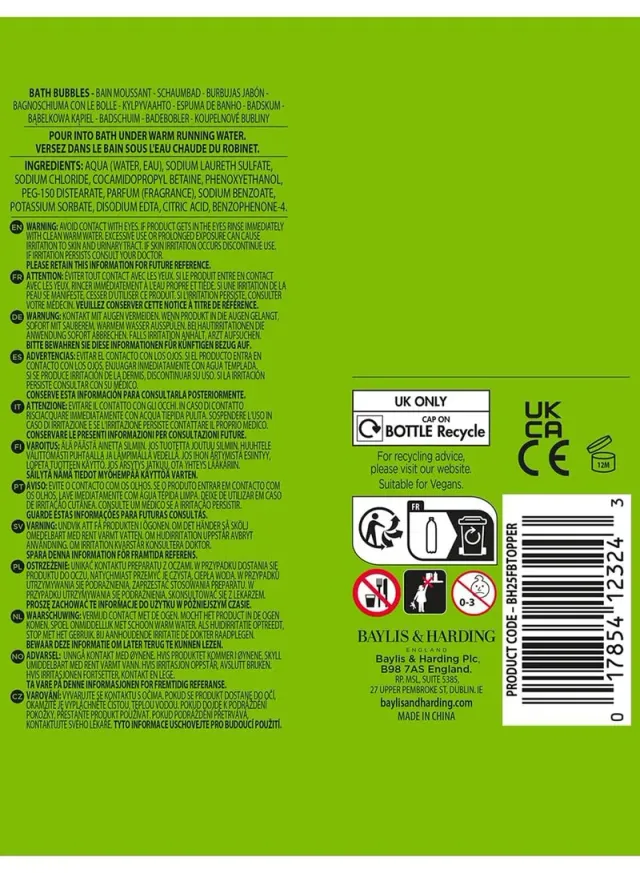 Football-Themed Vegan Bath Bubbles for Men 320ml – image 5