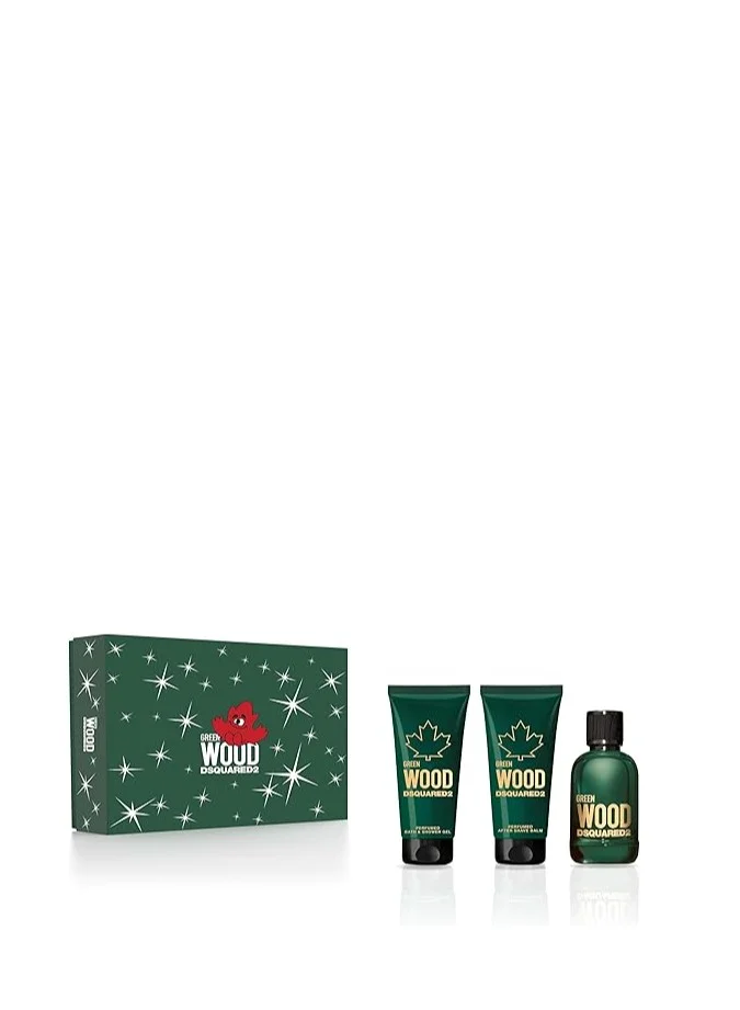 Green Wood Pour Homme Edt Natural Spray 100 Ml Gift Set