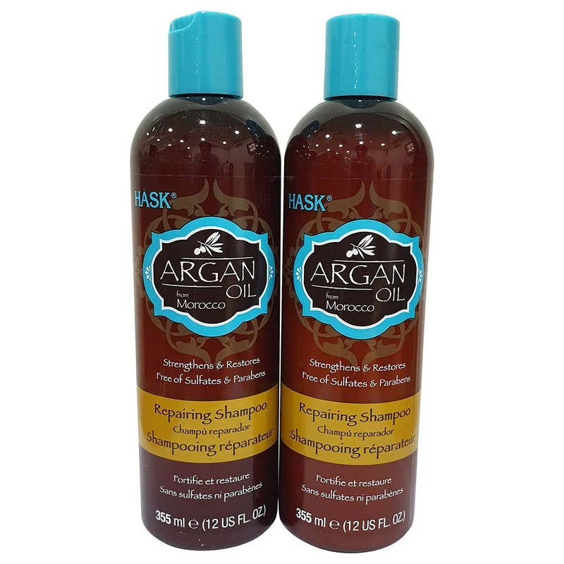 Hask Argan Shampoo Twin Pack