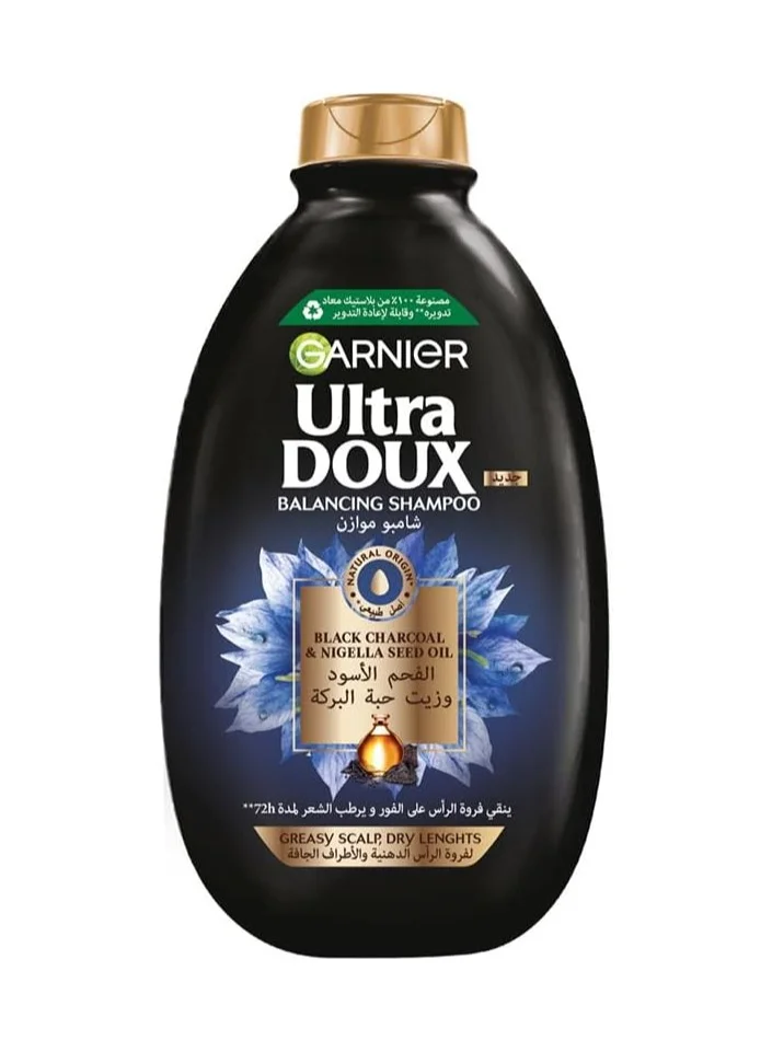 Ultra Doux Charcoal & Nigella Seed Shampoo 400ml Black