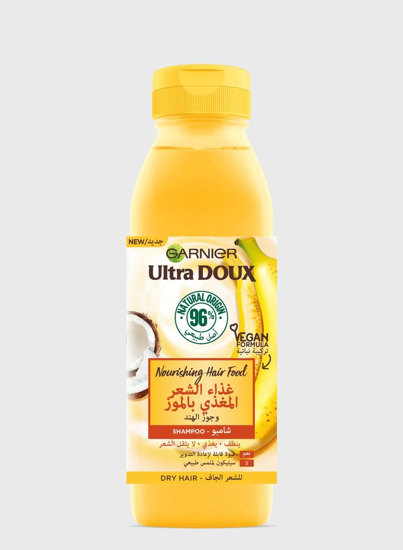 Garnier Ultra Doux Hair Food Banana Hair Shampoo Dry Hair 350ML
