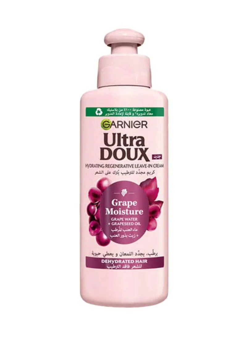 Ultra Doux Grape Moisture Hydrating Regenerative Leave-in Cream for Dehydrated Hair Clear