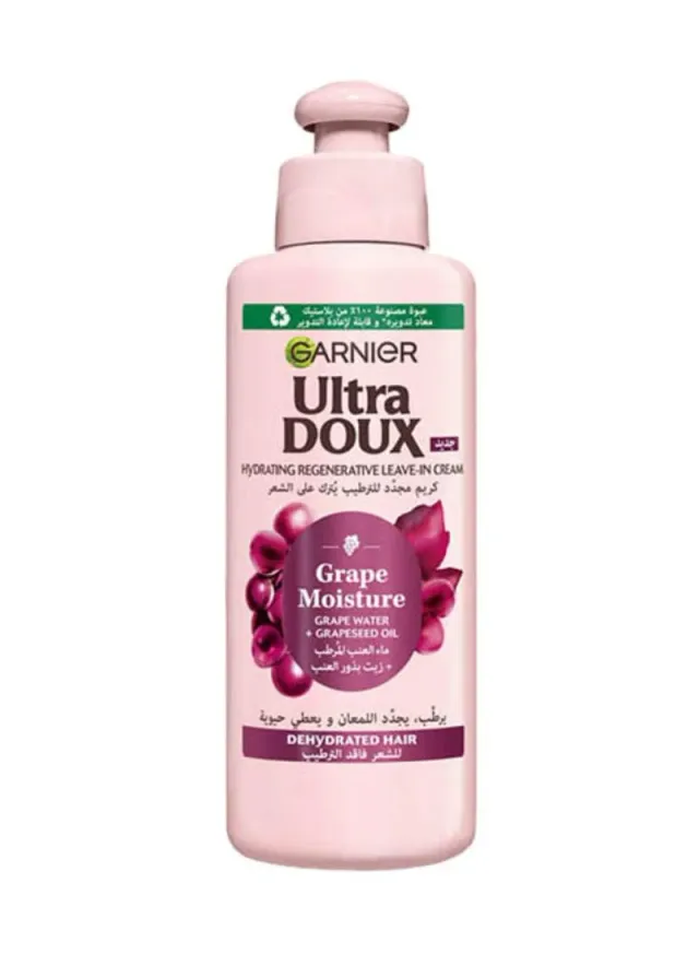 Ultra Doux Grape Moisture Hydrating Regenerative Leave-in Cream for Dehydrated Hair Clear
