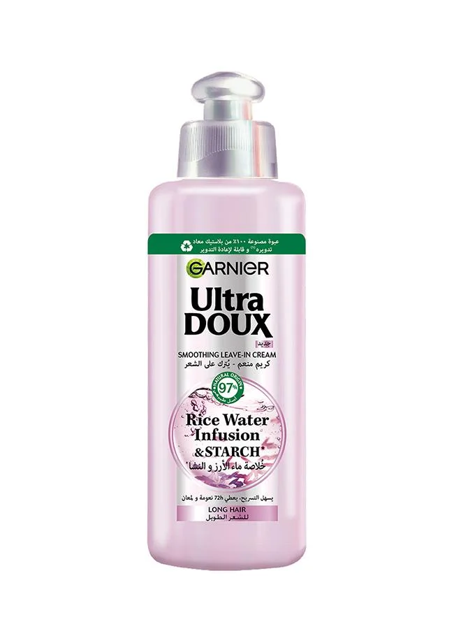 Ultra Doux Rice Water Starch Smoothing Leave-In Cream 200ml