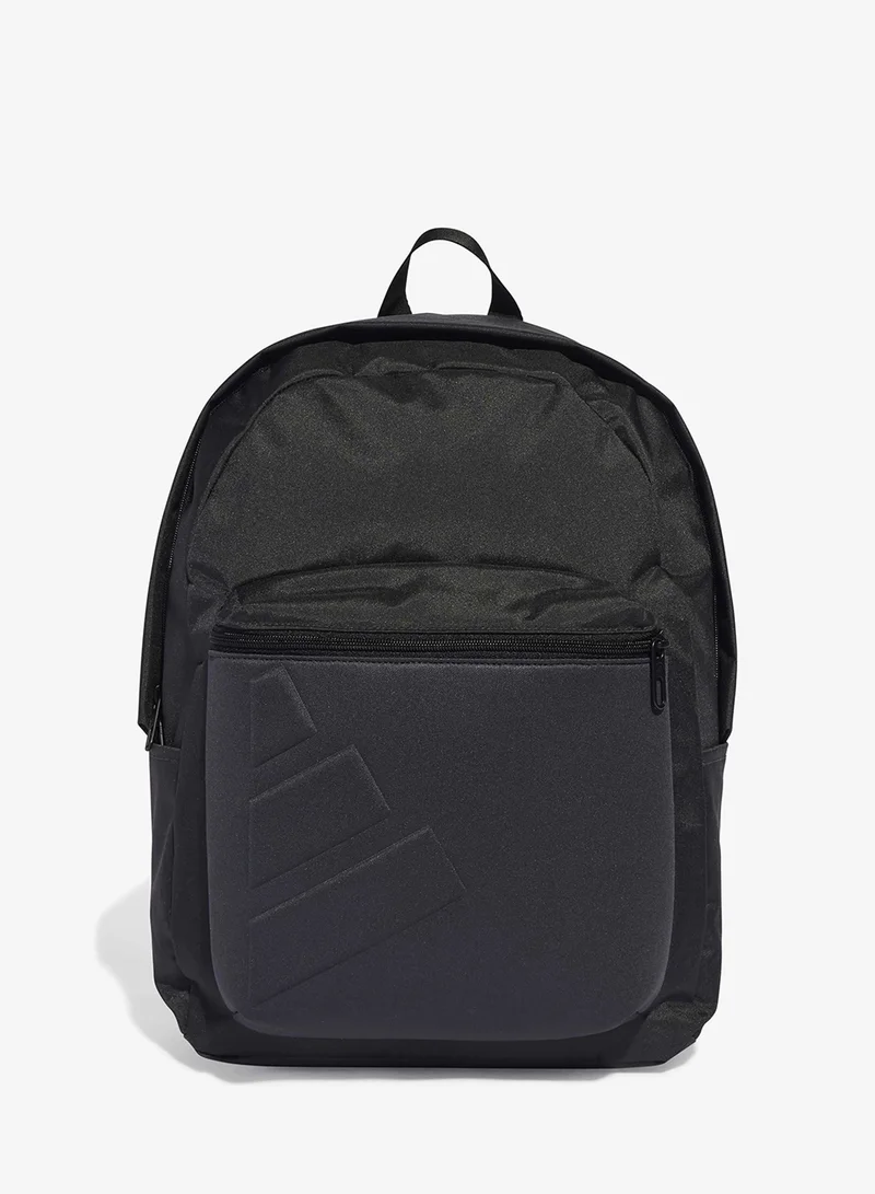 Essentials Embossed Logo Backpack - BLACK