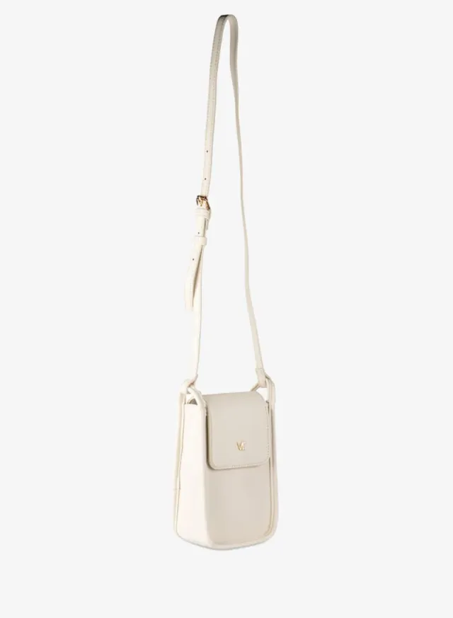 Women Flap Over Shoulder Bag Beige – image 2