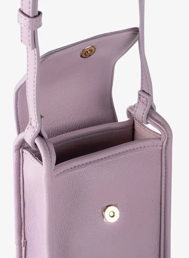 Women Flap Over Shoulder Bag Purple – image 4