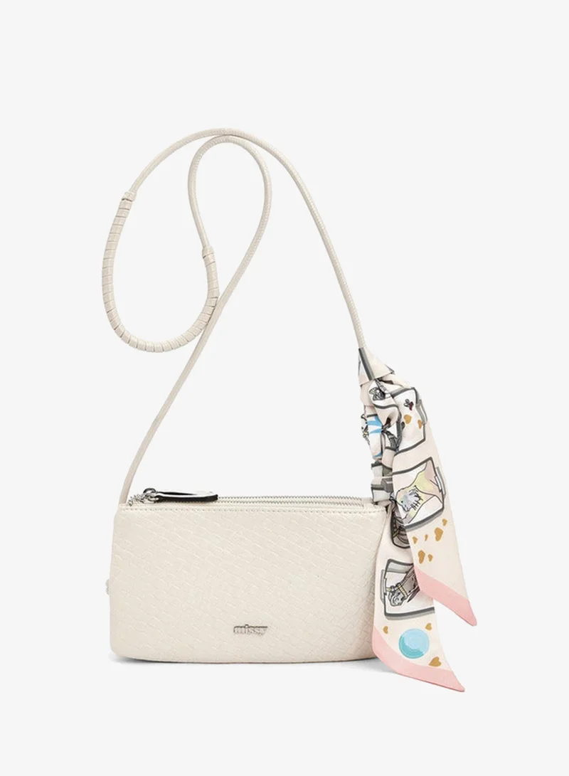 Textured Crossbody Bag BEIGE